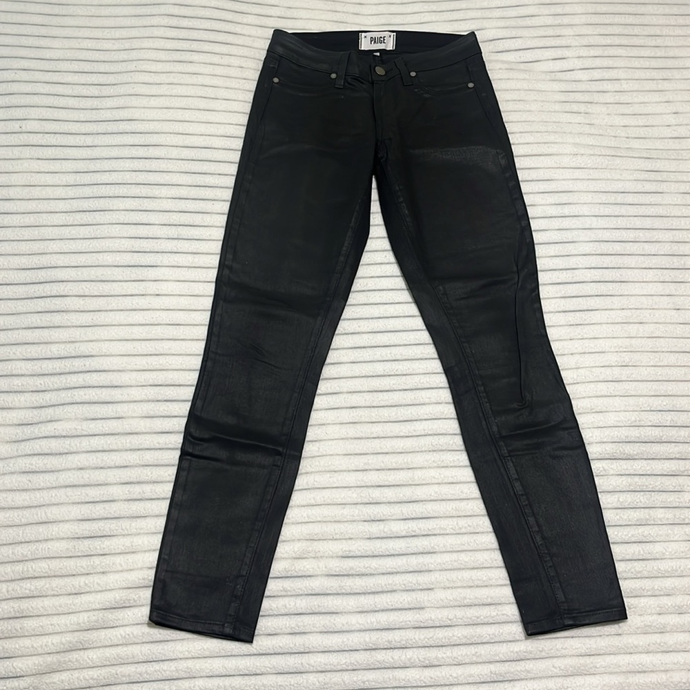 PAIGE Wax Coated Jeans - Picture 4 of 11
